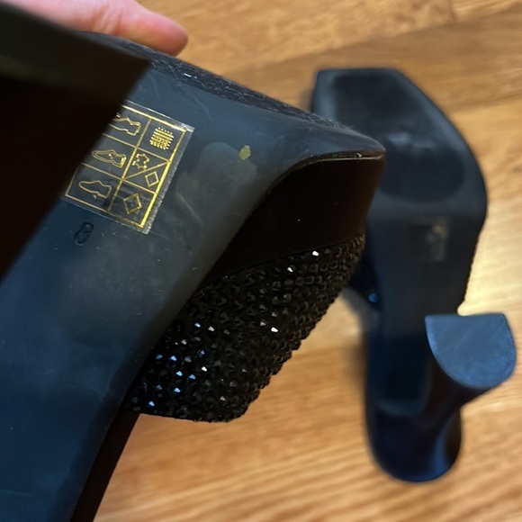 Jeffrey Campbell HollywoodJ Rhinestone Platform Sandals Size 8 - Picture 11 of 13